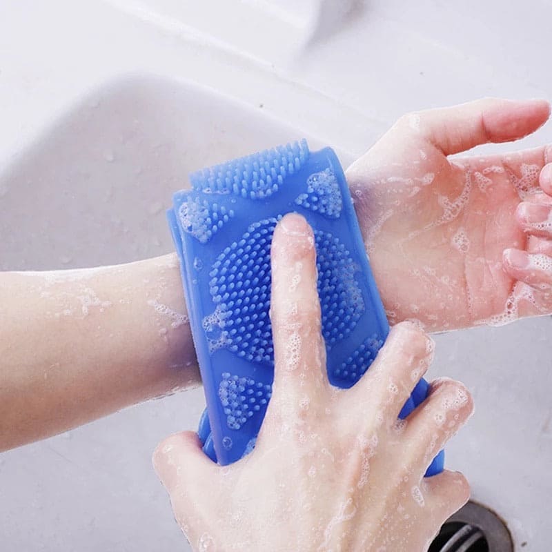 Silicone Back Scrubbing Belt, Silicone Back Towel Scrubber, Body Sponge Silicon Brush Bath Towel, Skin Care Brushes Silicone Back Scrubbing Belt, Silicone Back Towel Scrubber, Body Sponge Silicon Brush Bath Towel, Skin Care Brushes